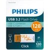 Philips Usb 3.2 Flash Drive 128GB Click Series USB-C - (FM12FD175B/00)