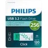 Philips Usb 3.2 Flash Drive 256GB Click Series USB-C - (FM25FD175B/00)