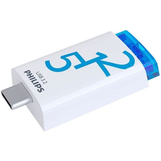 Philips Usb 3.2 Flash Drive 512GB Click Series USB-C - (FM51FD175B/00)