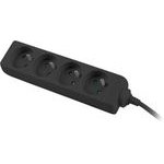 Lanberg Power Extension 1.5 m 4 Ac outlet(s) Indoor Black - (PS0-04E-0150-BK)