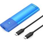 Orico ���� ��� M.2 Nvme & Sata Ssd PWDM2-G2, 10Gbps, Tool free, ���� - (PWDM2-G2-BL-EP)