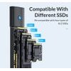 Orico ���� ��� M.2 Sata Ssd PWM2, 5Gbps, Tool free, ����� - (PWM2-WH-BP)
