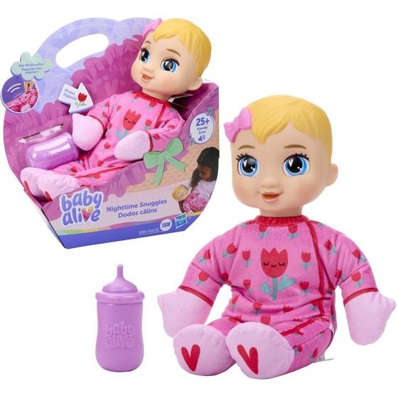 Hasbro Baby Alive: Nurturing Dolls Baby Alive Bedtime Baby Doll (G2985)