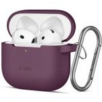 Tech-Protect Silicone Hook Apple Airpods 4 / 5 BURGUNDY