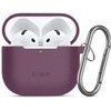 Tech-Protect Silicone Hook Apple Airpods 4 / 5 BURGUNDY