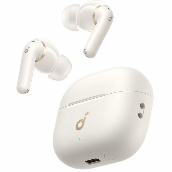 Anker - Wireless Earbuds Soundcore P42i - TWS, Noise Cancelling, Bluetooth 6.1, Adaptive ANC, IP55 - White - (D1205G21)