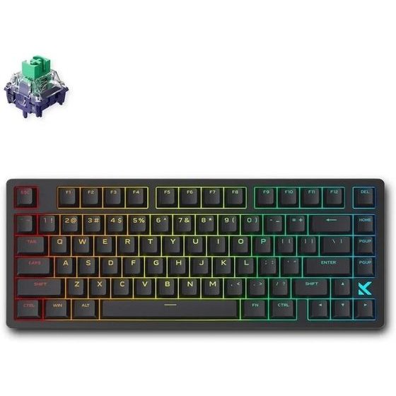 MCHOSE Gaming Mechanical Keyboard Jet75 - 8K, Kailh Magnetic God Switch [Linear] (English US), Black - (HW-Jet75-1)