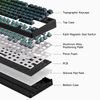 MCHOSE Gaming Mechanical Keyboard Jet75 Topographic - 8K, Kailh Magnetic God Switch [Linear] (English US), Black - (HW-Jet75-10)