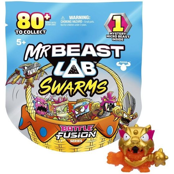 Giochi Preziosi Mr. Beast: Lab Swarms - Battle Fusion - 1 Mystery Micro Beast Inside (MBE03000)
