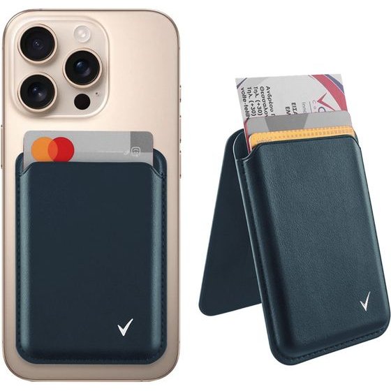 Volte-Tel ���� ������ Magsafe Magnetic ANTI-Rf Me Stand Leather BLUE
