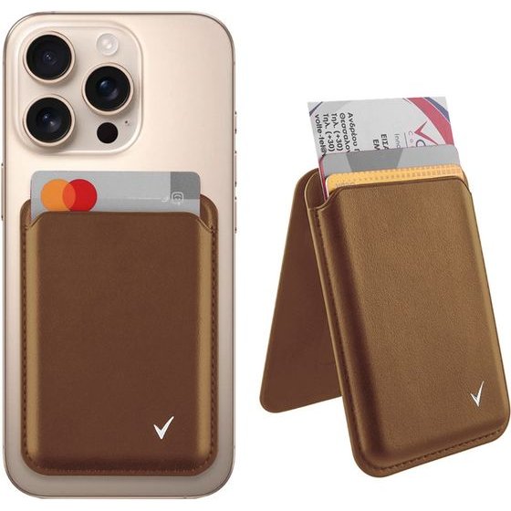Volte-Tel ���� ������ Magsafe Magnetic ANTI-Rf Me Stand Leather CAMEL