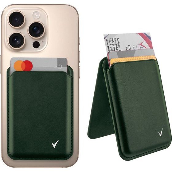 Volte-Tel ���� ������ Magsafe Magnetic ANTI-Rf Me Stand Leather GREEN