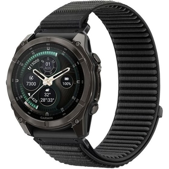 Tech-Protect Nylonloop Garmin Fenix 5X / 5X Plus / 6X / 6X Pro / 7X / 8 / 8 Pro / 9 / 9 Pro (51 MM) BLACK