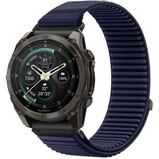Tech-Protect Nylonloop Garmin Fenix 5X / 5X Plus / 6X / 6X Pro / 7X / 8 / 8 Pro / 9 / 9 Pro (51 MM) Navy BLUE