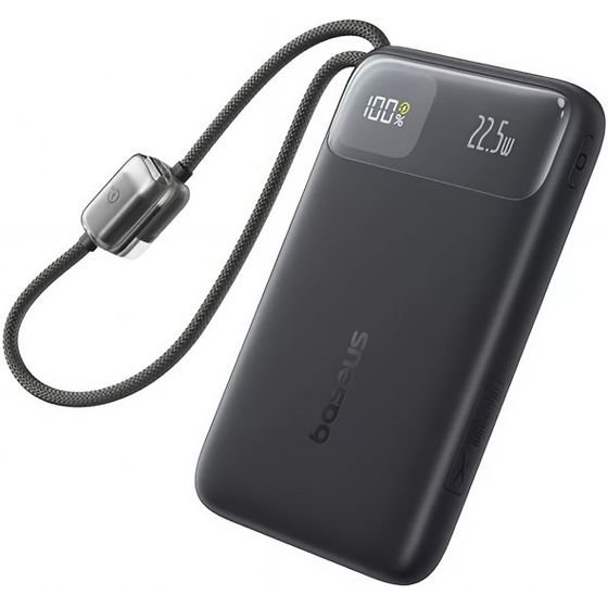 Baseus Powerbank Enerfill FC11, 10000mAh, 22.5W, Qc + PD, Black - (E0027R04)