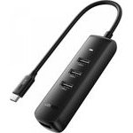 Ugreen USB-C Hub CM416 (10916), 4 x USB-A 3.0, Black