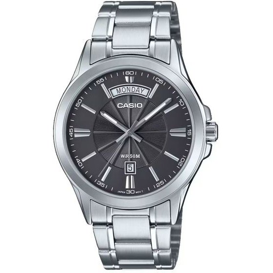 Casio MENS Watch (zd076g) + Box - (MTP-1381D-8A)