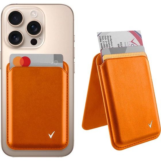 Volte-Tel ���� ������ Magsafe Magnetic ANTI-Rf Me Stand Leather ORANGE