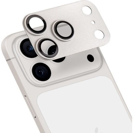 OBAL:Me Camera Island Lens Protector For Apple Iphone 18 Pro Silver - (57983131217)