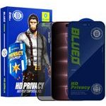Blueo - Anti-Peep Privacy Glass (5 pack) - iPhone 18 Pro Max - Black