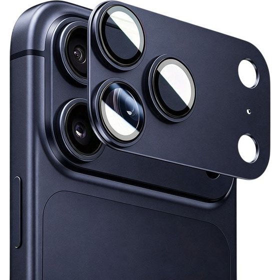 Blueo - Integrated Metal Camera Lens Protector - iPhone 17 Pro - Deep Blue