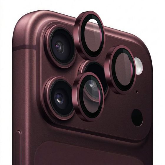 Blueo - Original Metal Frame Lens Glass - iPhone 18 Pro / iPhone 18 Pro Max - Cherry