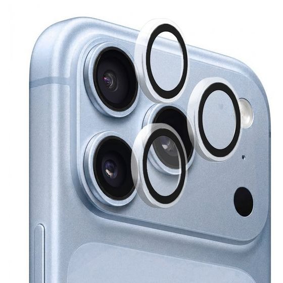 Blueo - Original Metal Frame Lens Glass - iPhone 18 Pro / iPhone 18 Pro Max - Clear