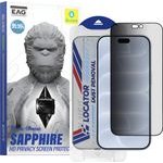 Blueo - Premium Sapphire Non Breaking/Scratching 9H Glass with Applicator - iPhone 18 Pro - Privacy