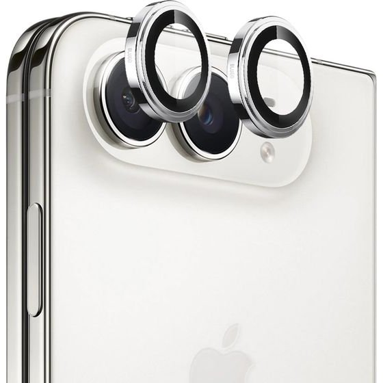 Blueo - Sapphire Crystal Original Lens Glass - iPhone Duo - Silver