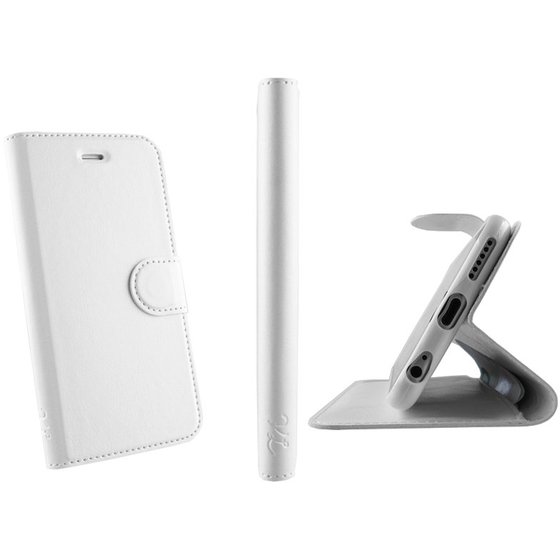 ���� SONY XPERIA M4 AQUA LEATHER-TPU BOOK STAND WHITE VL
