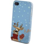 CHRISTMAS SERIES REINDEER PATTERN PLASTIC CASE FOR IPHONE 6