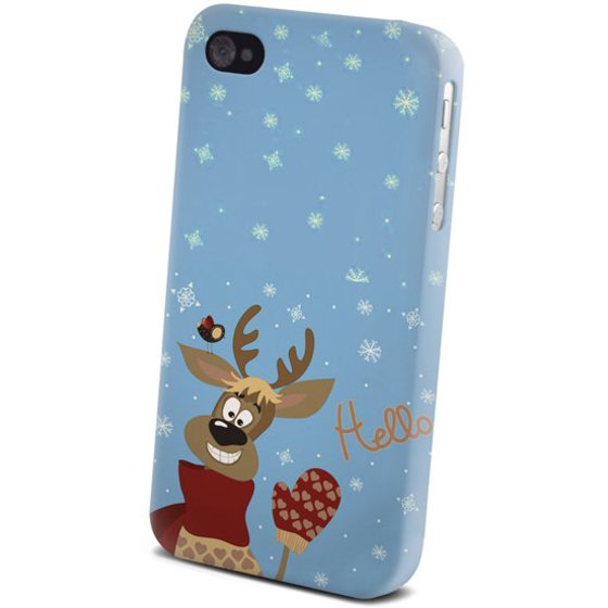 CHRISTMAS SERIES REINDEER PATTERN PLASTIC CASE FOR IPHONE 6