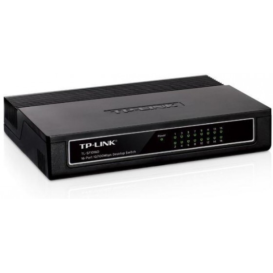 TP-LINK TL-SF10016D 16-PORT SWITCH DESKTOP 10/100M