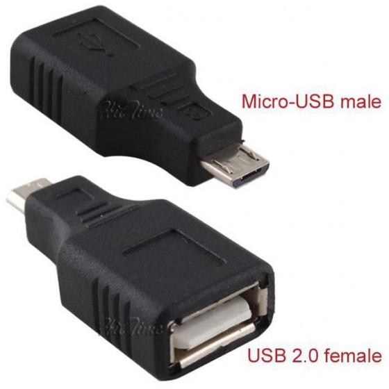 POWERTECH ADAPTER USB 2,0V (F) �� MICRO B(M)