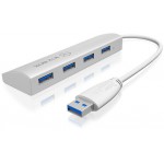 ICY BOX IB-AC6401 USB 3.0 HUB 4PORTS ALUMINIUM CASE /70412 - (4250078160731)