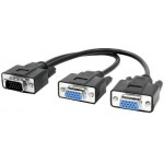 POWERTECH ���. VGA HD 15PIN M / 2 X F - 0.20M - �����