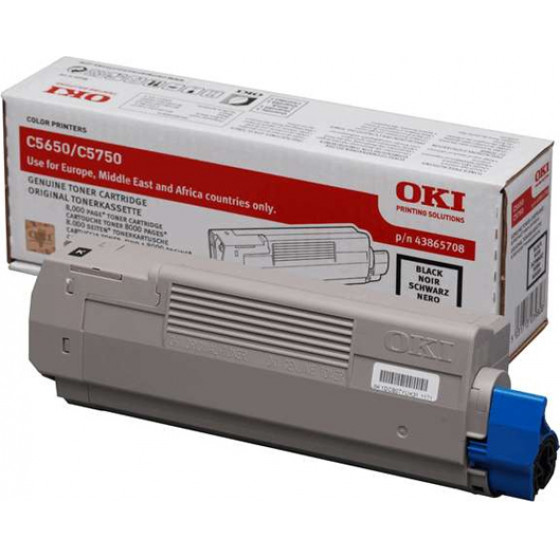 OKI C5650/5750 TNR BLACK (43865708) (OKI-5650-B)