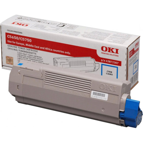 OKI C5650/5750 TNR CYAN (43872307) (OKI-5650-C)