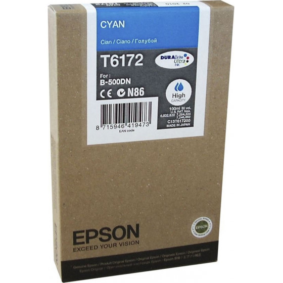 EPSON T6172 CYAN WITH PIGMENT HIGH CAPACITY - C13T617200