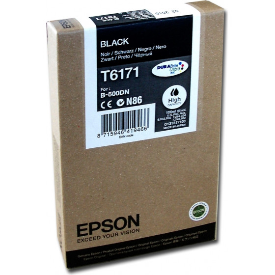 EPSON T6171 BLACK WITH PIGMENT HIGH CAPACITY - C13T617100