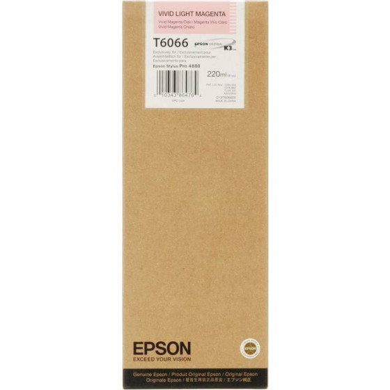 EPSON T6066 LIGHT MAGENTA - 220ML - C13T606600