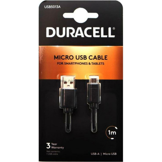 ������� �������� USB DURACELL MICRO USB 1M �����