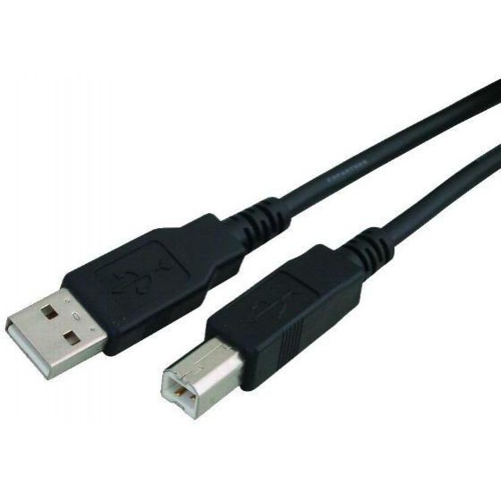 POWERTECH ������� USB 2.0 � �� � �� ����� BLACK - 3M