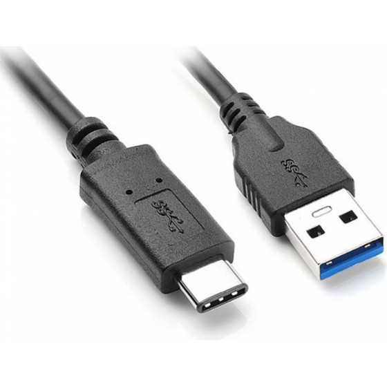 POWERTECH ������� USB TYPE C TO USB 3.0, 2M, BLACK