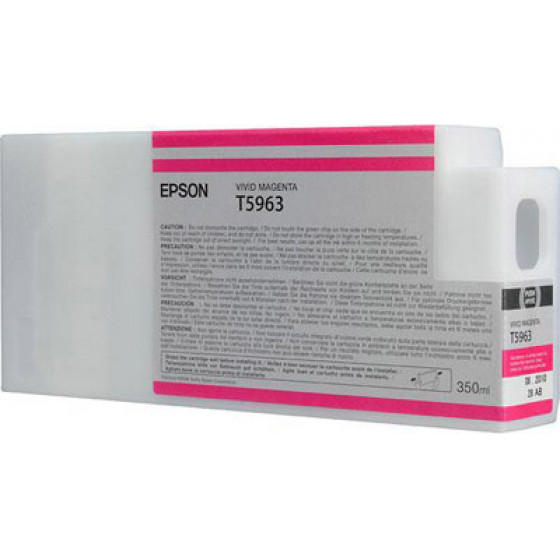 EPSON T5963 ULTRACHROME VIVID MAGENTA WITH PIGMENT - C13T596300