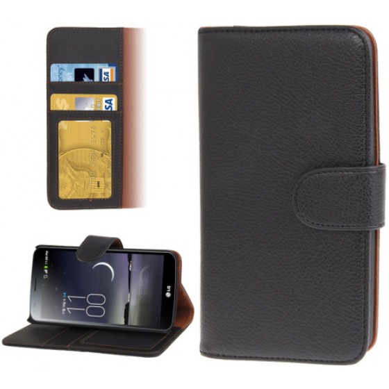 ���� ICASE LITCHI ���� ���������� ��� LG G FLEX / F340L / F340S �����
