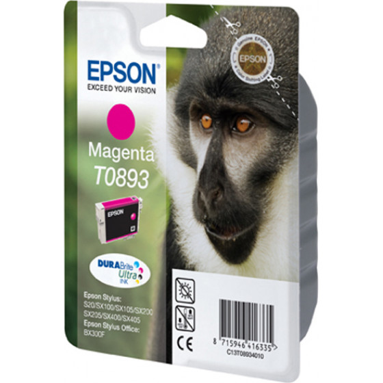 EPSON T0893 MAGENTA WITH PIGMENT INK - C13T08934020