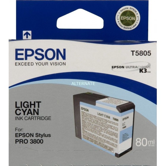 EPSON T5805 LIGHT CYAN 80ML - C13T580500