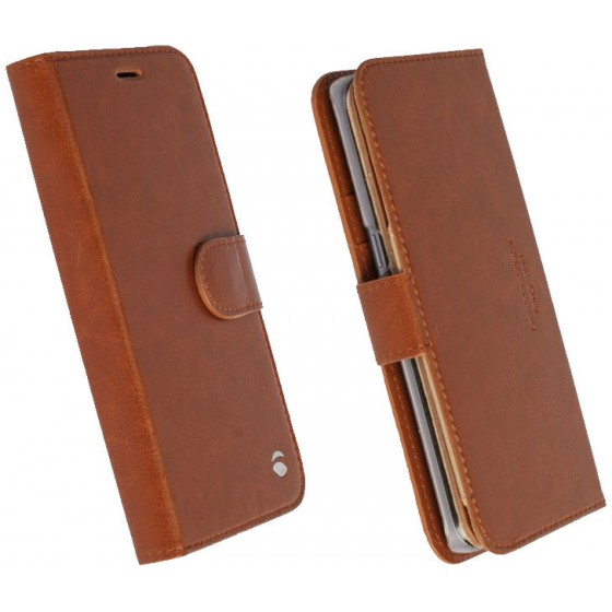 ���� SAMSUNG S7 EDGE LEATHER EKERO FOLIOWALLET 2IN1 BROWN KRUSE