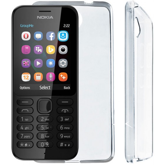 ���� NOKIA 215/222 SLIMCOLOR TPU WHITE VOLTE-TEL